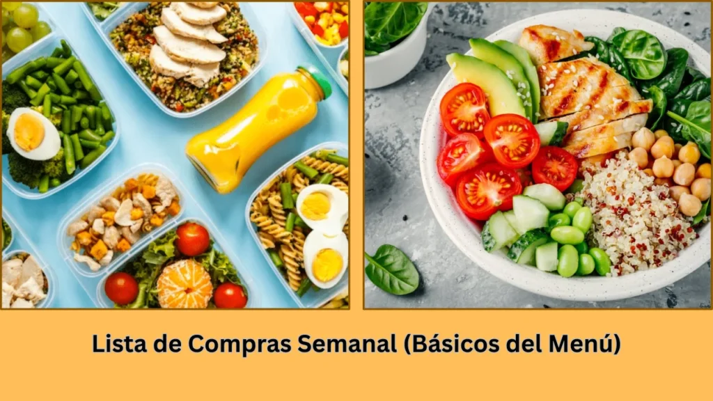 menú semanal para hígado graso pdf Lista de Compras Semanal (Básicos del Menú)