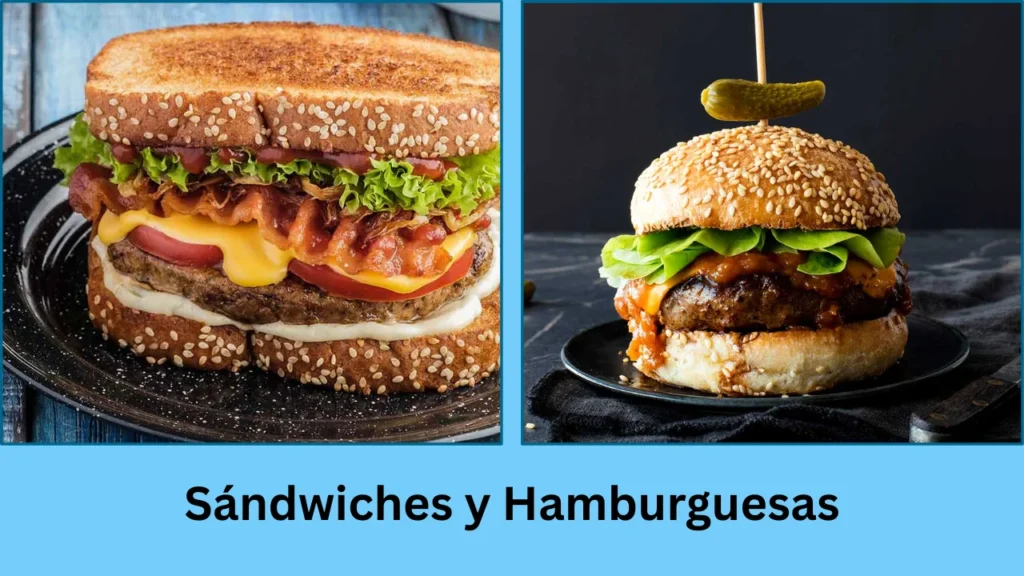 menú toks con precios 2023 Sándwiches y Hamburguesas