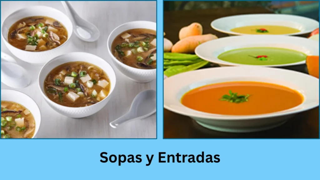 menú toks con precios 2023 Sopas y Entradas