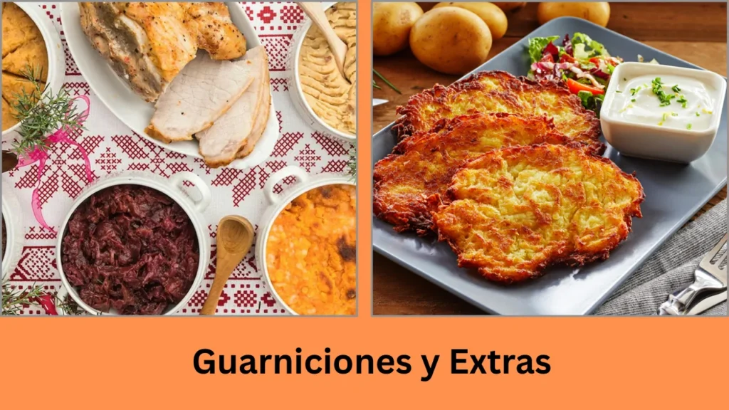 texas ribs menu Guarniciones y Extras