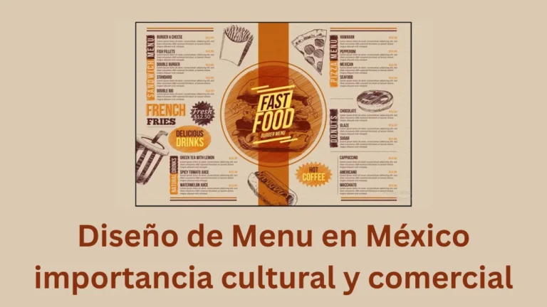 diseño de menu