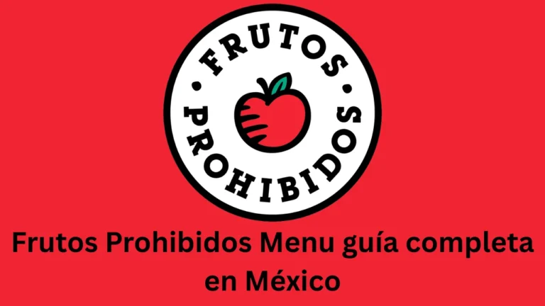 frutos prohibidos menu