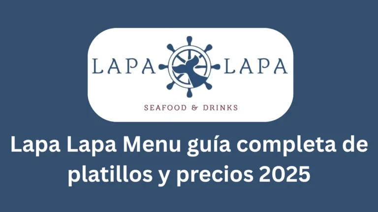 lapa lapa menu