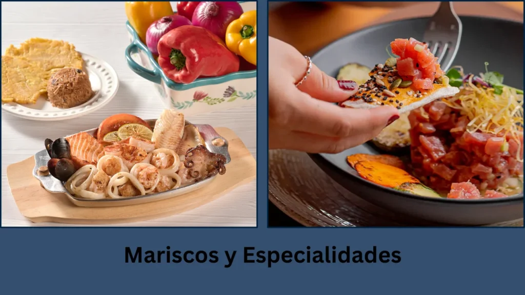 lapa lapa menu Mariscos y Especialidades