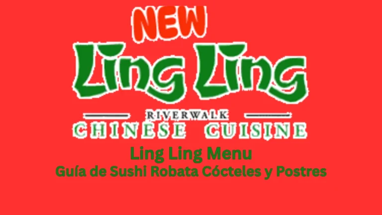 ling ling menu