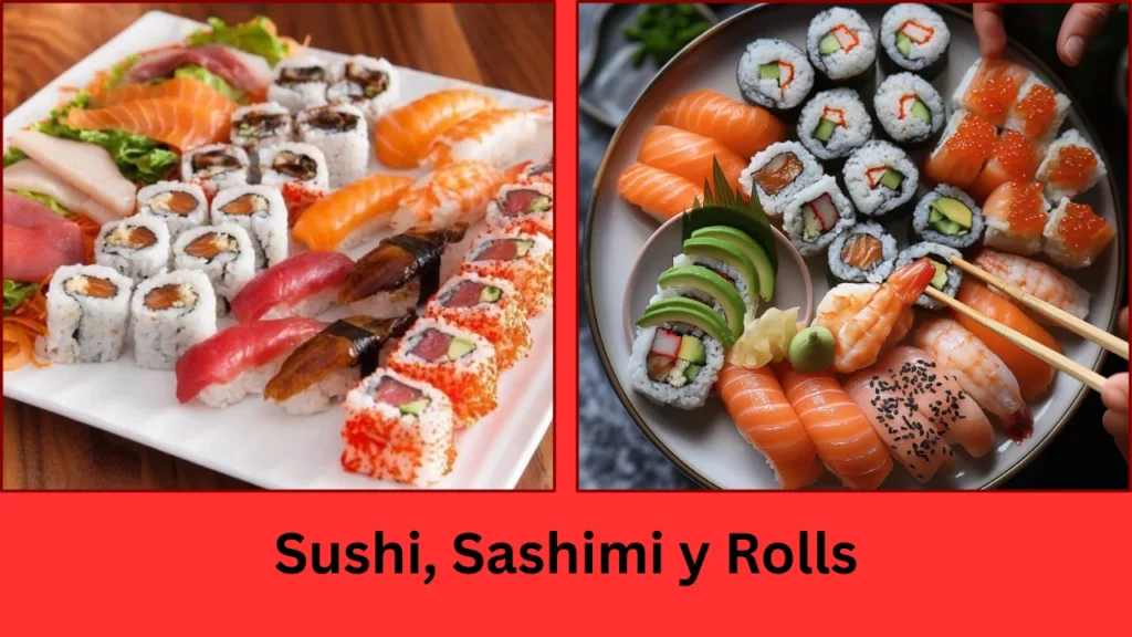 ling ling menu Sushi, Sashimi y Rolls