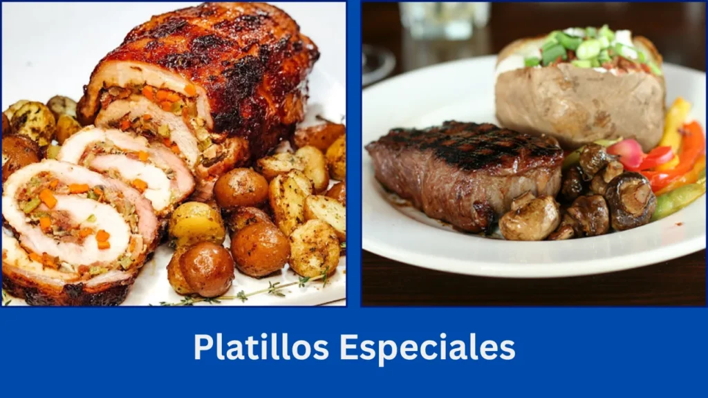 martinez tijerina menu Platillos Especiales