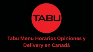 tabu menu