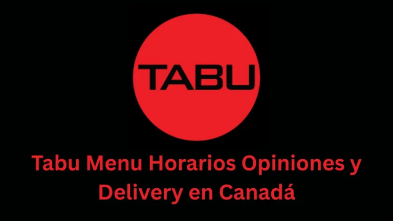 tabu menu