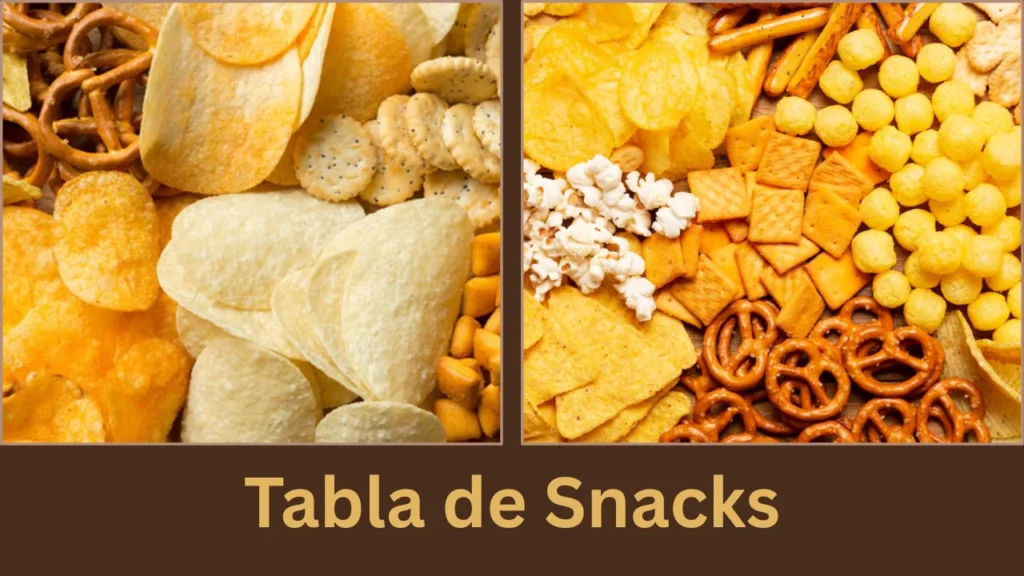 linea cafe del metro Tabla de Snacks