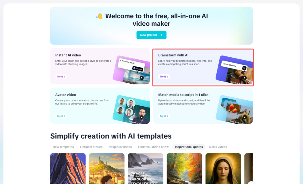 Brainstorm content ideas